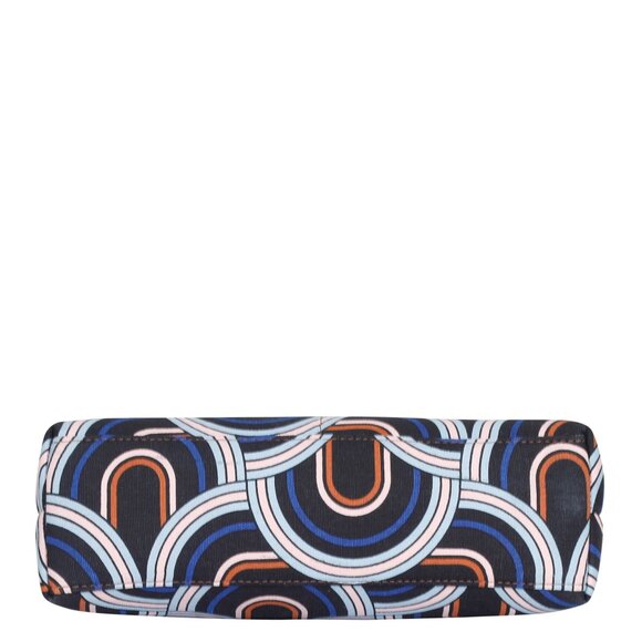 Women’s Handcrafted Crossbody Sling Bag, Abstract Printed Fabric Shoulder Purse - Picture 6 of 10